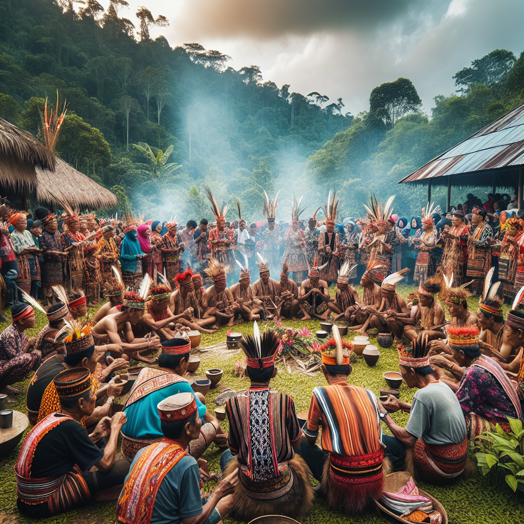 Upacara Adat Gawai Dayak: Pesta Panen Suku Dayak