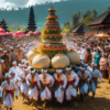 Ritual Upacara Adat Perang Topat di Lombok