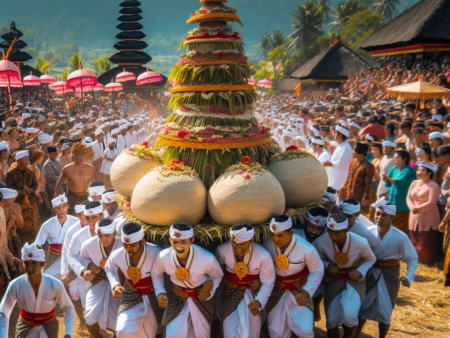 Ritual Upacara Adat Perang Topat di Lombok