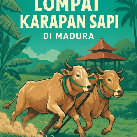 Mengenal Upacara Adat Lompat Karapan Sapi di Madura